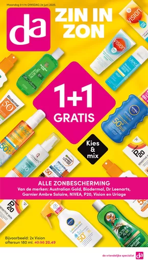 Catalogus van DA | 1 + 1 Gratis | 2025-06-11T00:00:00.000Z - 2025-06-24T00:00:00.000Z
