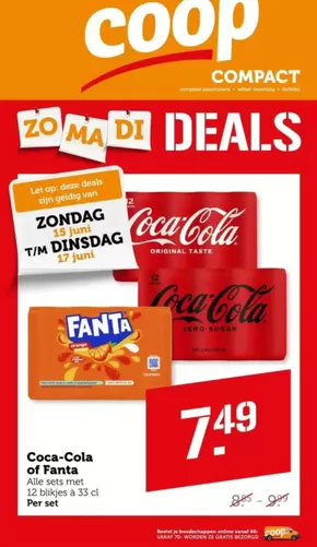 Catalogus van Coop in Gaanderen | Zomadi deals | 2025-06-13T00:00:00.000Z - 2025-06-17T00:00:00.000Z