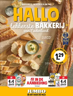 Catalogus van Jumbo in Venlo | Exclusieve deals en koopjes | 2025-06-18T00:00:00.000Z - 2025-06-24T00:00:00.000Z