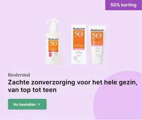 Catalogus van De Online Drogist in Sint Annaparochie | 50% Korting  | 2025-06-16T00:00:00.000Z - 2025-06-30T00:00:00.000Z