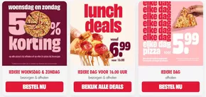 Catalogus van Domino's pizza in Hilversum | 50% Korting  | 2025-06-16T00:00:00.000Z - 2025-06-30T00:00:00.000Z