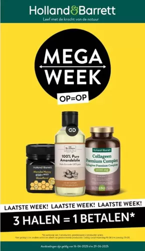 Catalogus van Holland & Barrett in Hoogeveen | Mega Week | 2025-06-17T00:00:00.000Z - 2025-06-29T00:00:00.000Z