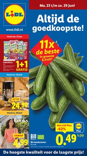 Catalogus van Lidl in Amersfoort | Exclusieve deals en koopjes | 2025-06-19T00:00:00.000Z - 2025-06-29T00:00:00.000Z