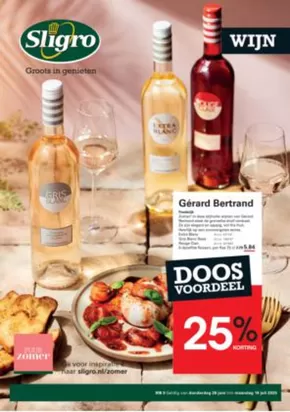 Catalogus van Sligro in Nijmegen | Exclusieve deals en koopjes | 2025-06-26T00:00:00.000Z - 2025-07-14T00:00:00.000Z