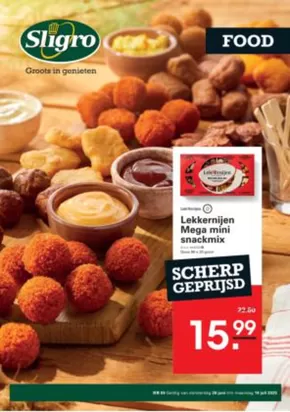 Catalogus van Sligro in Nijmegen | Exclusieve koopjes | 2025-06-26T00:00:00.000Z - 2025-07-14T00:00:00.000Z
