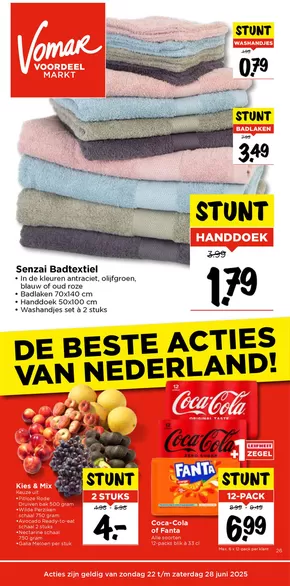 Catalogus van Vomar in Assendelft | Folder van volgende week | 2025-06-22T00:00:00.000Z - 2025-06-28T00:00:00.000Z