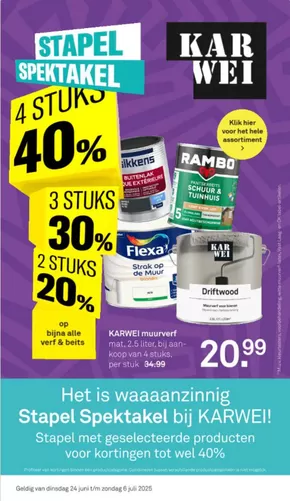 Catalogus van Karwei in Harderwijk | Stapel Spektakel | 2025-06-23T00:00:00.000Z - 2025-07-06T00:00:00.000Z