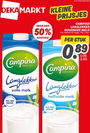 Catalogus van Dekamarkt in Westzaan | Dekamarkt folder | 2025-06-24T00:00:00.000Z - 2025-06-30T00:00:00.000Z