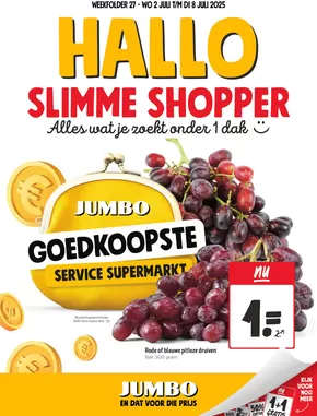 Catalogus van Jumbo in Grave | Topaanbiedingen voor slimme spaarders | 2025-07-02T00:00:00.000Z - 2025-07-08T00:00:00.000Z