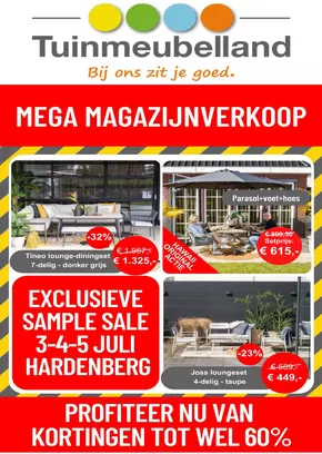 Mega magazijnverkoop