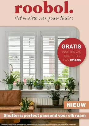 Catalogus van Roobol | Gratis | 2025-06-30T00:00:00.000Z - 2025-08-22T00:00:00.000Z