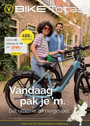 Catalogus van Bike Totaal in Eindhoven | Bike Totaal folder | 2025-07-01T00:00:00.000Z - 2025-08-17T00:00:00.000Z