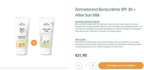 Zonnebrand Bodycrème SPF 30 + After Sun Milk